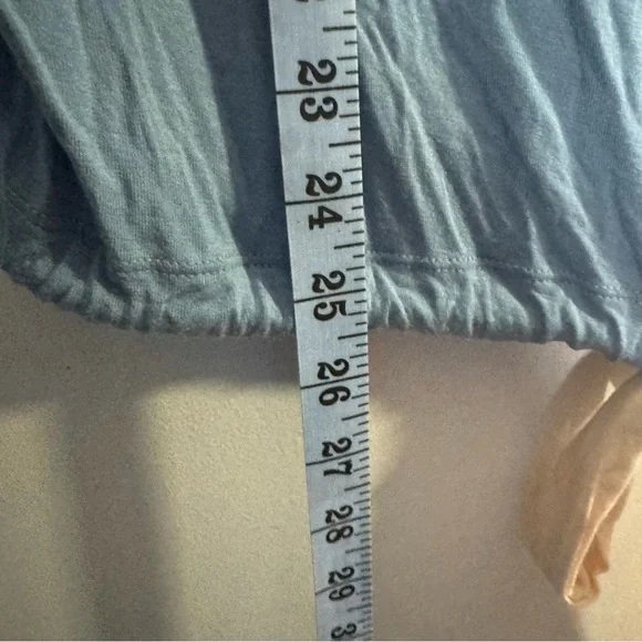 Eberjey Gisele Slouchy Modal Top Blue Drawstring Hem Soft Lounge XS - Picture 5 of 5
